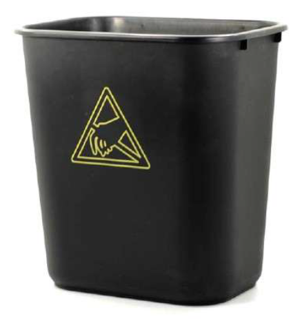 Esd Safe 35L Wastebin